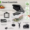 Attop 18-in-1 Kitchen Vegetable Chopper & Slicer – Multi-Blade Dicer with Container, Spiralizer & Cheese Grater - 2 of 4