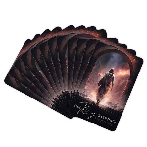 Dicksons The King is Coming - Rev. 22:12-14;20 Multicolor 3.8 x 2.5 Inch Laminated Cardstock Pocket Card Bookmark; Pack of 12 - 1 of 3