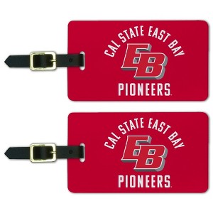 California State University, East Bay Pioneers Logo Luggage ID Tags Suitcase CarryOn Cards  Set of 2 - 1 of 4
