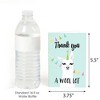 Big Dot of Happiness Whole Llama Fun - Llama Fiesta Baby Shower or Birthday Party Thank You Cards (8 count) - 3 of 4