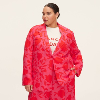 Women's Classic Rose Blazer - kate spade new york x Target Pink/Red