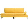 TiramisuBest 83" Modern Sofa Couches for Living Room, 3 Seater Sofa with Detachable Cover & double cushioning,Beige - 2 of 4