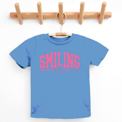 The Juniper Shop SmileyWorld Arched Varsity Youth Short Sleeve Tee
