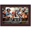 PosterPalooza | Linear Brown Picture Frame - UV Acrylic, Backing Board, Hanging Hardware Included - 2 of 4