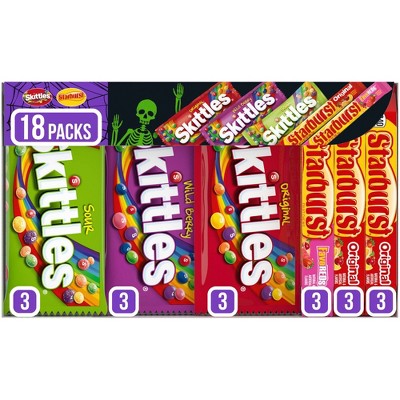 Mars - Skittles & Starburst Halloween Assorted Variety Pack - 37.05oz/18ct