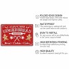 Lomsoe Always Fresh Gingerbread Bakery Tin Sign Funny Christmas Metal Signs Retro Santa Sign Christmas Wall Art Decor For Home Cafe 8x12 Inch - 3 of 4