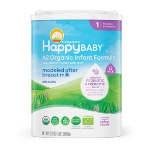 Happy Baby Organic Infant Formula Powder A2 - 22.9 oz : Target