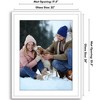 Americanflat 22x28 Poster Frame with Polished Plexiglass - Use as 18x24 Frame with Mat or 22x28 Frame Without Mat - Streamline Collection - White - 2 of 4