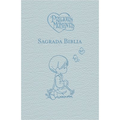 Biblia Católica, Precious Moments(tm), Leathersoft, Azul Celeste, Comfort Print - by  Editorial Católica & La Casa de la Biblia (Leather Bound)
