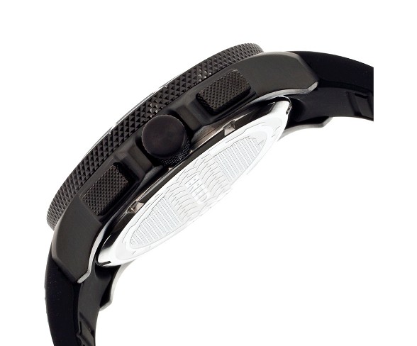 Men's Breed Raylan Watch with Patterned Silicone Strap