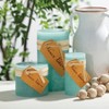Sea Foam Timber Pillar Candles Kit - Set of 3 - 2 of 4