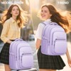 Kids Backpack for Girls School Backpack with Lunch Box 3Pcs Set Pencil Case Bookbag Cute Elementary Students Daypacks - 2 of 4