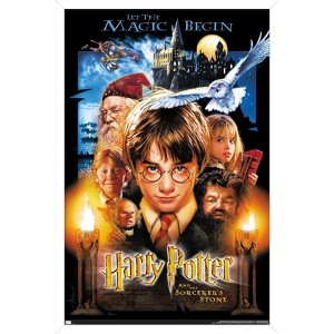 Trends International Harry Potter and the Sorcerer's Stone - One Sheet Framed Wall Poster Prints - 1 of 4