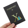 Unique Bargains Durable Letter Pattern Passport Holder 1 Pc - 3 of 4