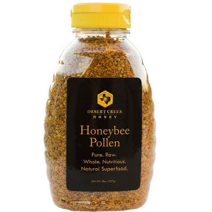 Desert Creek, Raw Bee Pollen, Natural Premium and Pure Superfood, 8 Ounce - 1 of 1