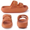 Women's Men's Cloud Slides Double Buckle Adjustable Pillow Slippers Thick Sole Cushion EVA Sandals - 3 of 4