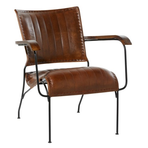 Iron accent online chair