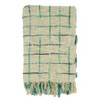 Saro Lifestyle Throw Blanket with Cross Hatch Design, Blue, 50"x60" - 3 of 4