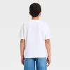 Boys' Formula 1 Speedway Short Sleeve Oversized Graphic T-Shirt - White - 3 of 4