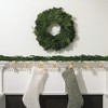 6'L Sullivans Lush Cypress & Berry Garland, Green Christmas Garland - 3 of 4