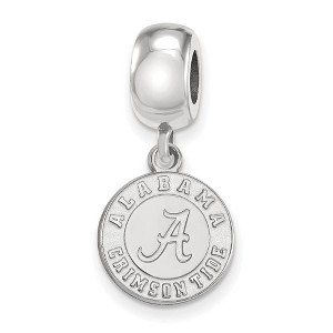Black Bow Jewelry Sterling Silver Alabama Crimson Tide NCAA Bead Charm - 1 of 4