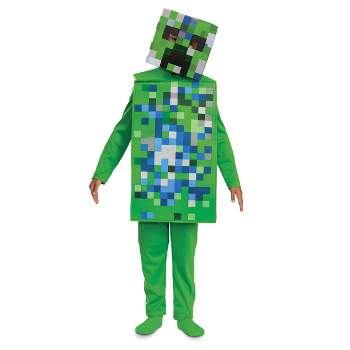 Kids' Minecraft Charged Creeper Halloween Costume Jumpsuit