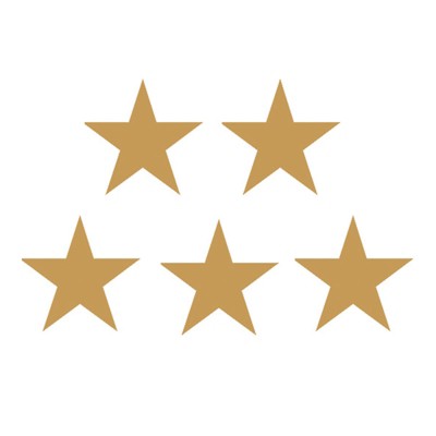 Teacher Created Resources Gold Stars Foil Stickers (Pack of 10)