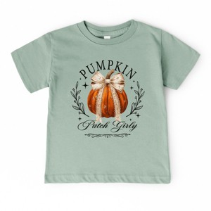 Coquette Pumpkin Patch Girly - Youth Short Sleeve Graphic T-Shirt and Toddler Short Sleeve Graphic T-Shirt - 1 of 3
