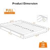 6 Inch King Size Metal Platform Bed Frame with Wavy Pattern, King Bed Frame with Steel Slat Support, No Box Spring Needed - 2 of 4