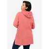 ellos Plus Size French Terry Zip-Front Hoodie With Zip Pockets - 3 of 4