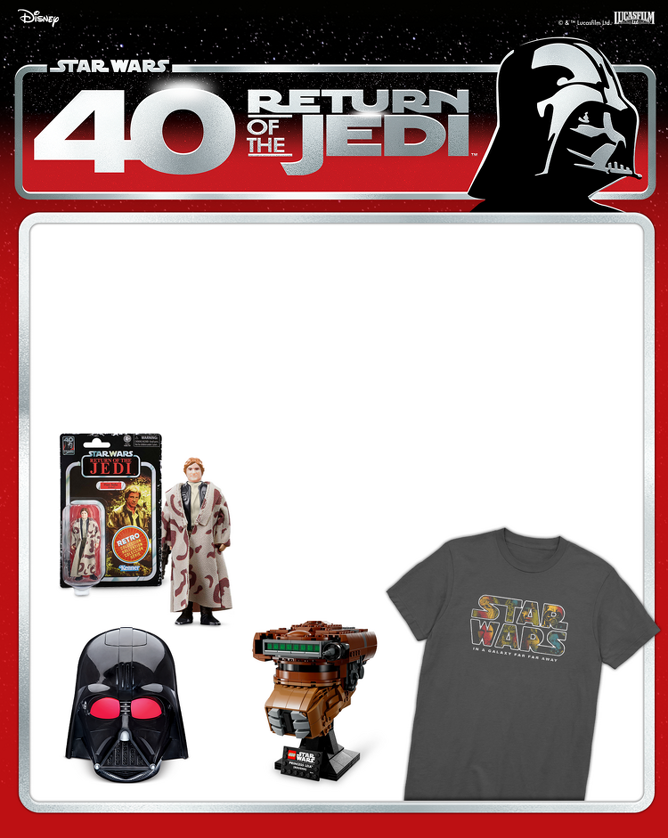 Disney, © & ™ Lucasfilm Ltd. 
Star Wars: Return of the Jedi 40th Anniversary