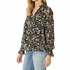 Women's Floral & Ruffle Blouse - entro - 2 of 4