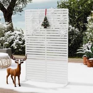 FONTOI 72" H×45" W Outdoor Patio Privacy Screen Fence Screen Panels Wall Ultra Thick HDPE Wind Resistant for Outdoor Patio Balcony Backyard Garden - 1 of 4