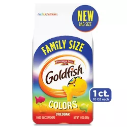 Pepperidge Farm Family Size Colors Goldfish Snack Crackers - 10oz