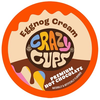 Crazy Cups Eggnog Cream Hot Chocolate Pods