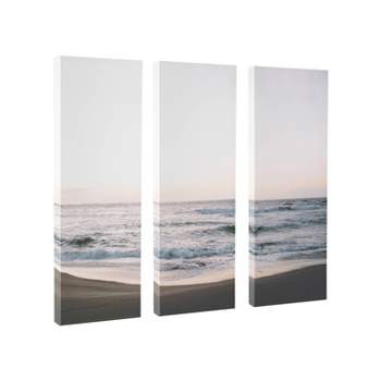 (Set of 3) 12" x 28" California Dreaming by Patricia Rae Photography Unframed Wall Canvas - Kate & Laurel All Things Decor