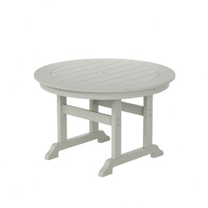 WestinTrends 47" Round Outdoor Patio Dining Table - 1 of 4
