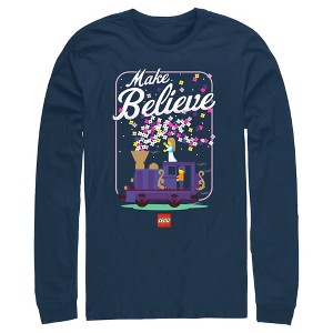 Men's LEGO® Make Believe Train Long Sleeve Shirt - 1 of 4