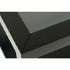 Jofran, Urban Icon Contemporary Rectangular Glass Inlay Coffee Table - Black - 4 of 4
