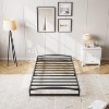 6 Inch Metal Platform Bed Frame Low Profile with Sturdy Steel Slats Support,Mattress Foundation, No Box Spring Needed, Easy Assembly,Black - 2 of 4