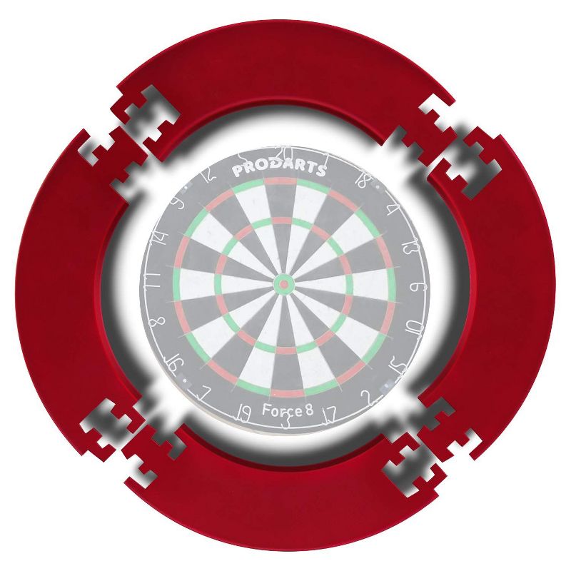 ProDarts Dart Backboard Without Additional Mounting - Red Ring, 2 of 4