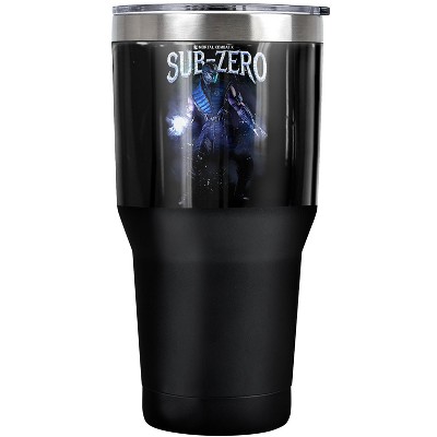 Mortal Kombat Sub-Zero Steel Tumbler 30oz Coffee Travel Mug