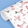 Big Dot of Happiness A Tini Bit Merry Martini Wrapping Paper, Christmas Cocktail Party Gift Paper, Candy Cane Martini Gift Wrap, 24 in x 7 feet 1 Roll - 4 of 4