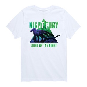 Boys' - How to Train Your Dragon - Night Fury Light Up The Night Short Sleeve Graphic T-Shirt - 1 of 3