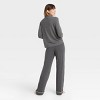 Women's Beautifully Soft Long Sleeve Notch Collar Top and Pants Pajama Set - Stars Above™ - image 2 of 3