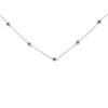 Haus of Brilliance Sterling Silver Treated Diamond By Yard Necklace - 2 of 4