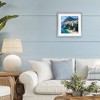 Stupell Industries Seaside Town's Beach View Framed Print Under Glass - 3 of 4