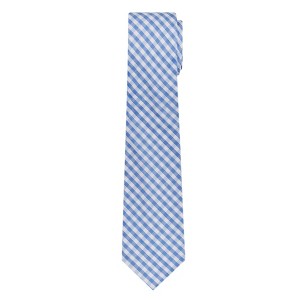 Jacob Alexander Boys’ Gingham Check Necktie – Prep Length - 1 of 4