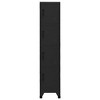 VidaXL Locker Cabinet Black 15 in.x17.7 in.x70.9 in. Steel - 2 of 4
