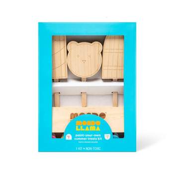 Paint-Your-Own Summer Treats Wood Craft Kit - Mondo Llama™